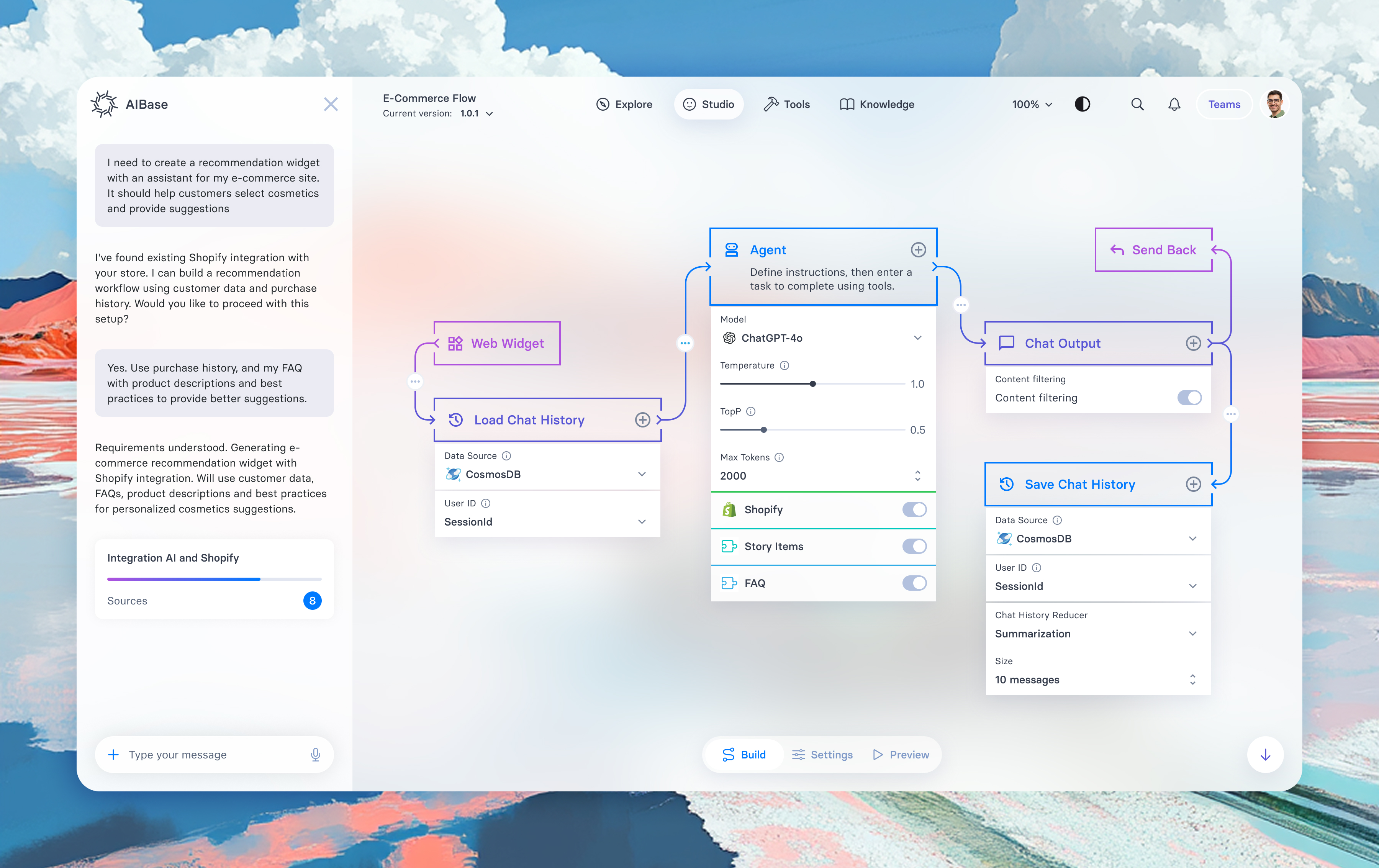 How AIBase integration works step by step